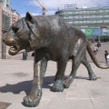 Garten Dekor Bronze große Katze Statue zu verkaufen